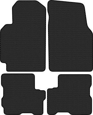 Комплект ковриков для авто Alicosta 0437_2 для Honda HR-V SUV/GH 2001-2005 (EVA ромб, черный)