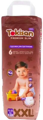 Подгузники-трусики детские Tokisan Premium 6XXL (36шт)