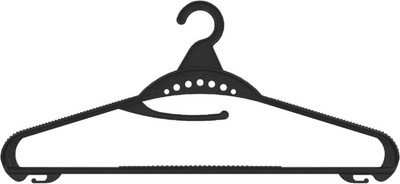 Пластиковая вешалка-плечики Молдер №1 (р.52-54, черный)