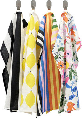 Набор полотенец Ikea Ринниг 106.099.07 (разноцветный узор)