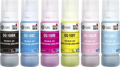 Комплект контейнеров с чернилами G&G GG-108-260G-4X6-20