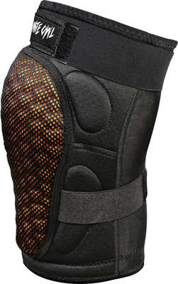 Защита колена горнолыжная White Owl Pro knee protection / W113257 (M, черный с оранжевым)