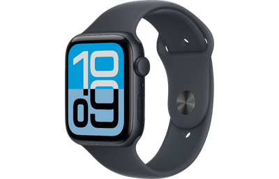 Умные часы Apple Watch SE 3 GPS 44mm (полуночный/полуночный, спортивный ремешок S/M)