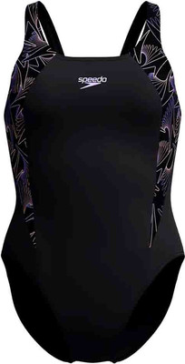 Купальник для плавания Speedo Hyperboom Splice Muscleback 8-1347018692 (р.32, черный/сиреневый)