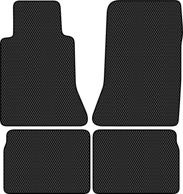 Комплект ковриков для авто Alicosta 0786_2 для Mercedes-Benz E-Class I седан/W124 1984-1995 (EVA ромб, черный)