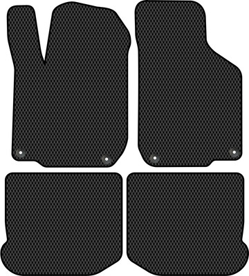 Комплект ковриков для авто Alicosta 1383_2 для Volkswagen Golf IV хэтчбек/универсал/Mk4 1997-2004 (EVA ромб, черный)