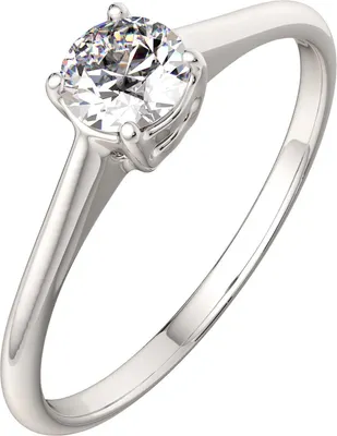 Кольцо из серебра ZORKA 0210004 (р.17.5, с фианитом)