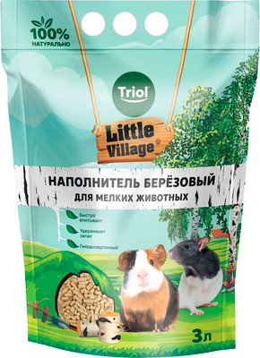 Наполнитель для грызунов Triol Little Village / 40321006 (3л)