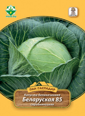 Семена МинскСортСемОвощ Капуста б/к Белорусская 85 (4г)