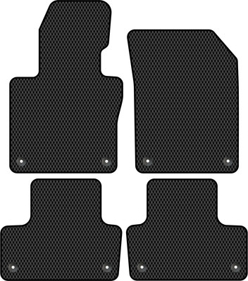 Комплект ковриков для авто Alicosta 1774_2 для Volvo XC60 II SUV/UZ 2017-н.в. (EVA ромб, черный)