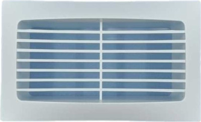 Решетка вентиляционная Viento 60х120 с фланцем 612РСФ