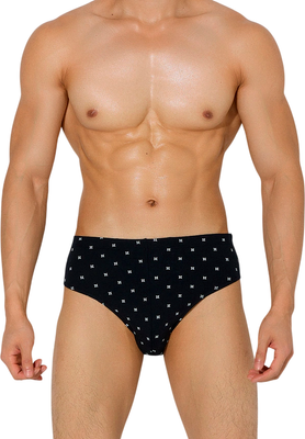 Трусы мужские Mark Formelle 411120 (р.86-96, квадраты на черном-1)