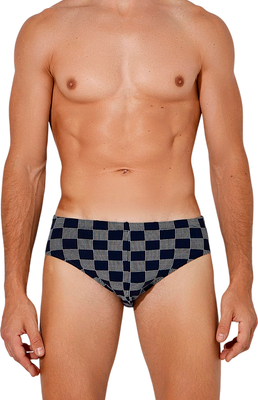 Трусы мужские Mark Formelle 411120 (р.98-108, клетка на глубоком синем)