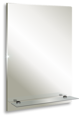 Зеркало Silver Mirrors 39х59 с полкой / 00000418
