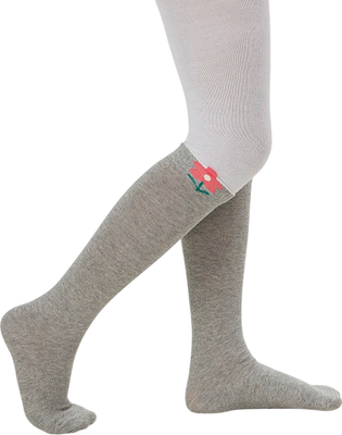 Колготки детские Mark Formelle 712K-2797 (р.140-146, белый/серый меланж)