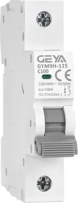 Выключатель автоматический Geya GYM9H-125-1P-80C