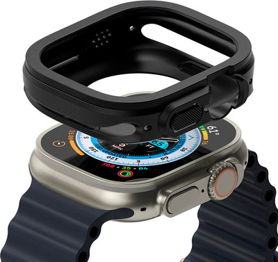 Защитный чехол для умных часов Ringke Air Sports для Apple Watch Ultra 3/2/1 (черный)