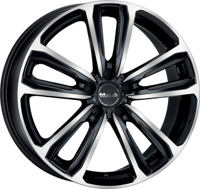Литой диск MAK Magma 18x7" 5x114.3мм DIA 76мм ET 45мм Black Mirror