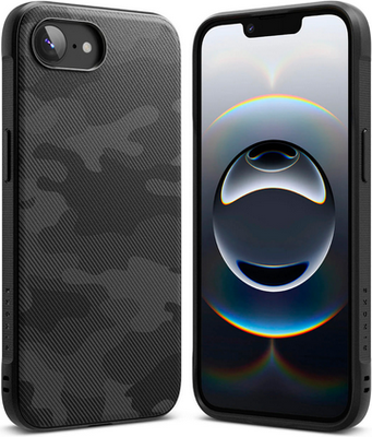 Чехол-накладка Ringke Onyx Для Iphone 16e (Camo Black)