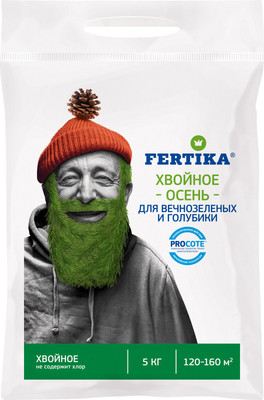 Удобрение Fertika Хвойное для вечнозеленых и голубики осень (5кг)
