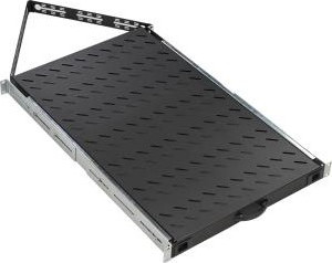 Полка для телекоммуникационного шкафа Lande LN-RAF-HRA-D100-BL (черный)