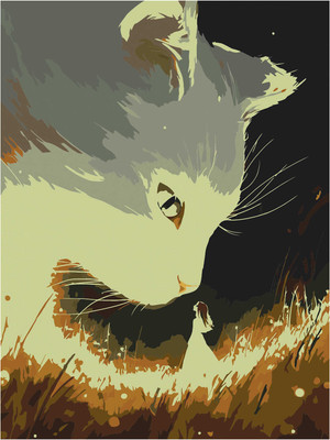 Картина по номерам Феникс+ Лунный кот / 71297