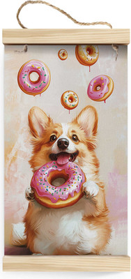 Картина по номерам Феникс+ Корги с пончиком / 71269