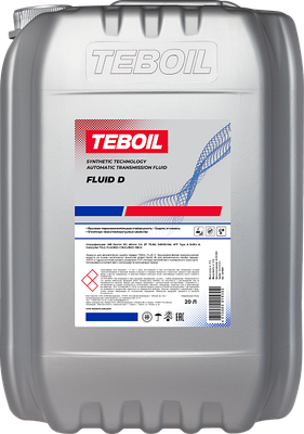 Трансмиссионное масло Teboil Fluid D / 3465884 (17кг)
