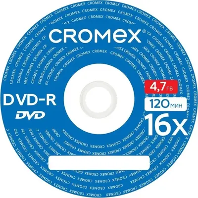 Диск DVD-R Cromex 4.7Gb 16x / 513798