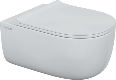Унитаз подвесной Berges Ego XL 54 с сиденьем Slim SO