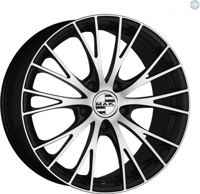 Литой диск MAK Rennen 21x9.5" 5x112мм DIA 66.45мм ET 27мм Ice Black