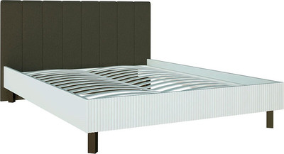 Двуспальная кровать Ангстрем Хилтон спальня ХТ-800.26 исп.21 (Д1, белый премиум)