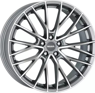 Литой диск MAK Speciale 21x8.5" 5x112мм DIA 66.6мм ET 29мм Graphite Mirror Face
