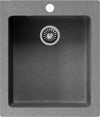 Мойка кухонная Teymi Helmi 50х42 / T120137 (темно-серый)