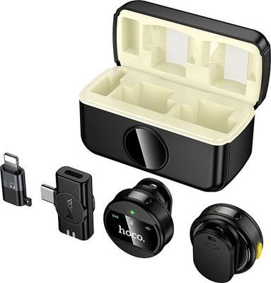 Радиосистема микрофонная Hoco L22 (черный)