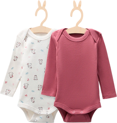 Набор боди для малышей Mark Formelle 13018-2 (р.68-44, зайчики на зв.белом/дымчатая роза)