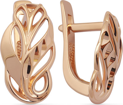 Серьги из красного золота Кристалл CD54700226773