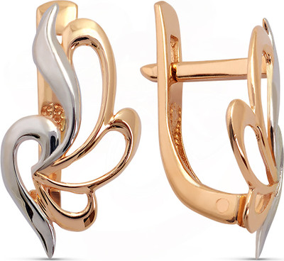 Серьги из красного золота Кристалл CD50000226773