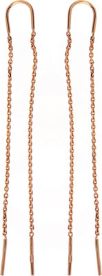 Серьги из красного золота Кристалл CD44400226773