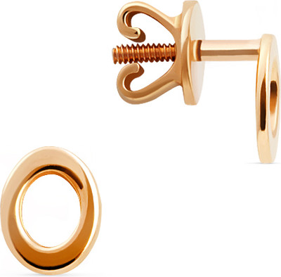 Серьги из красного золота Кристалл CG65900226773