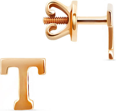 Серьги из красного золота Кристалл CG68700226773