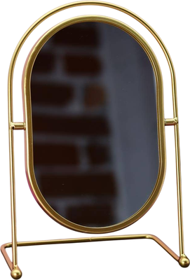 Зеркало косметическое ILikeGift Girly Golden moon 157P-352-67 (yellow)