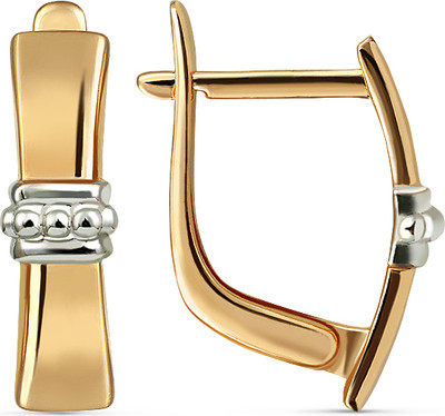 Серьги из красного золота Кристалл CL34200226773