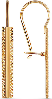 Серьги из красного золота Кристалл CL61000226773