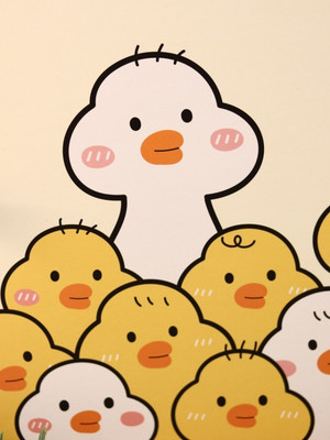 Зеркало косметическое ILikeGift Funny animals 163RY-03 (duck)