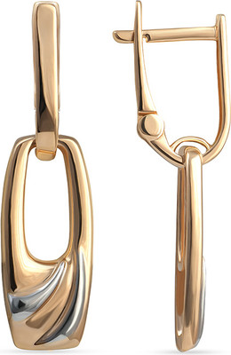 Серьги из красного золота Кристалл CL72500226773
