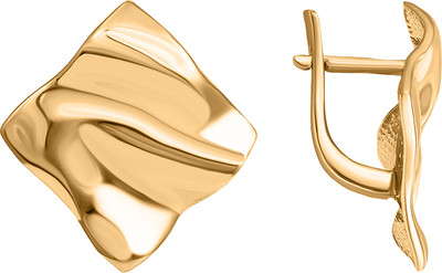 Серьги из желтого золота Кристалл CP33500226773