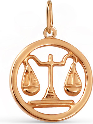 Подвеска из желтого золота Кристалл C807100226773