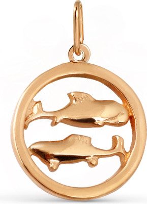 Подвеска из желтого золота Кристалл C807400226773