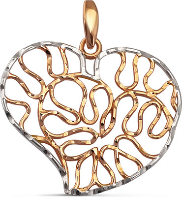 Подвеска из желтого золота Кристалл CC76700226773